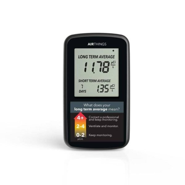 Airthings Corentium Home Radon Detector 2350 Review Best Battery Operated Monitor