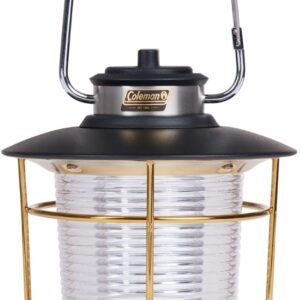Coleman 1900 Collection 200 Lumens Premium LED Lantern, Durable Impact & Water-Resistant Lantern with Adjustable Brightness Settings & Carry Handle