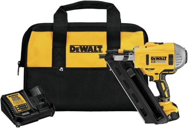 DEWALT 20V MAX* Framing Nailer Kit, 30-Degree, Paper Collated (DCN692M1) DEWALT 20V MAX* Framing Nailer Kit, 30-Degree, Paper Collated (DCN692M1)