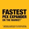 DEWALT DCE400B PEX Expander Tool Review Fastest 20V MAX Cordless Power Tool