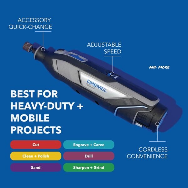 Dremel 8240 Cordless Rotary Tool Review Powerful 12V Kit for Precision Grinding and Cutting