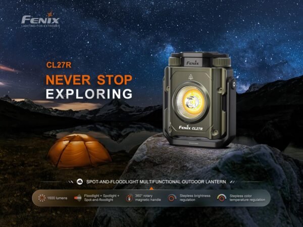 Fenix CL27R Camping Lantern Review Powerful USB-C Rechargeable Waterproof LED Light