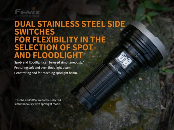 Fenix LR40R Tactical Flashlight Review Powerful 12000 Lumen Rechargeable Searchlight Fenix LR40R Tactical Flashlight Review Powerful 12000 Lumen Rechargeable Searchlight