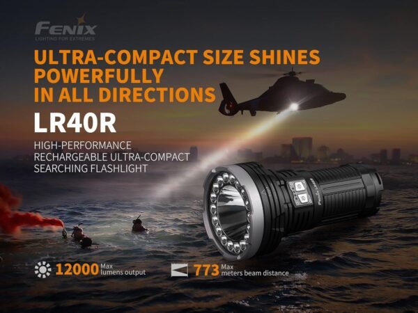 Fenix LR40R Tactical Flashlight Review Powerful 12000 Lumen Rechargeable Searchlight Fenix LR40R Tactical Flashlight Review Powerful 12000 Lumen Rechargeable Searchlight