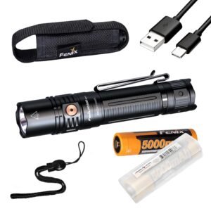 Fenix PD36R V2.0 1700 Lumen Type-C USB Rechargeable EDC Tactical Flashlight with Two ARB-L21-5000 and LumenTac Organizer Fenix PD36R V2.0 1700 Lumen Type-C USB Rechargeable EDC Tactical Flashlight with Two ARB-L21-5000 and LumenTac Organizer