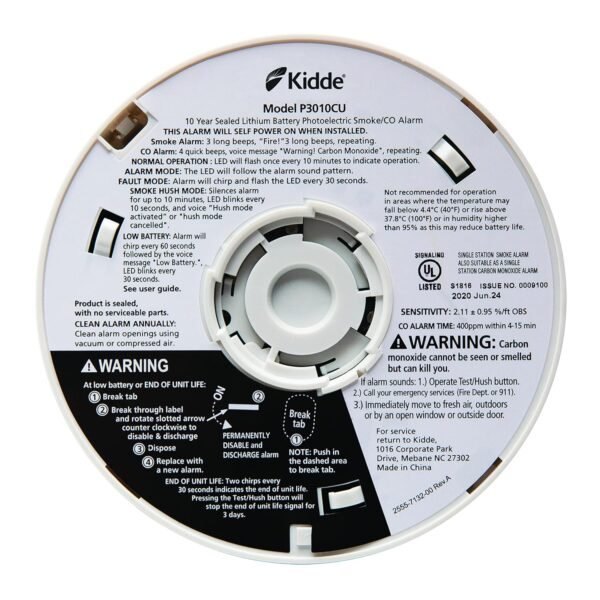 Kidde Combination Smoke and Carbon Monoxide Detector Review 10 Year Battery Reliability