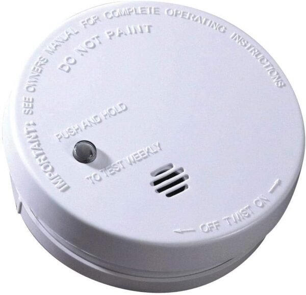 Kidde Fire Sentry Smoke Detector, 9V Battery Powered Smoke Alarm, 4 Inch Compact Design
