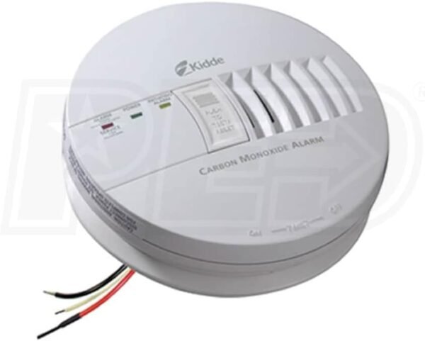Kidde Hardwired Carbon Monoxide Detector with 9-Volt Battery Backup, 3 LED Indicators Kidde Hardwired Carbon Monoxide Detector with 9-Volt Battery Backup, 3 LED Indicators