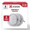 Kidde Hardwired Smoke Detector, 10-Year Battery Backup, Interconnectable, LED Warning Light Indicators, 2 Pack