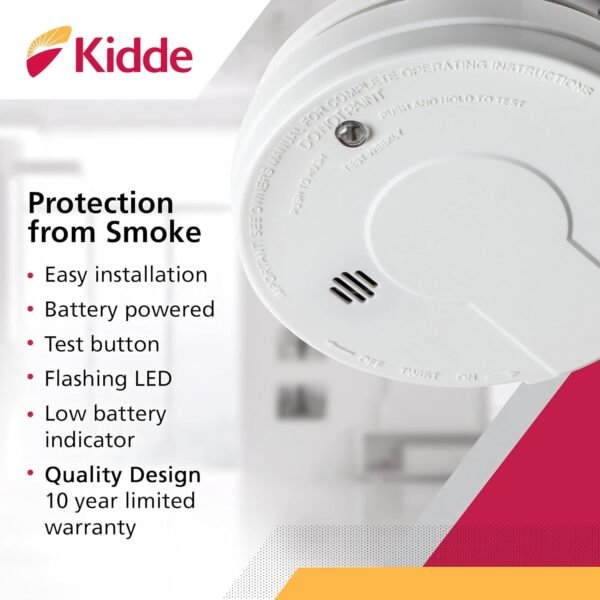 Kidde i9050 Battery Operated Smoke Detector Review Ionization Alarm Performance Tested