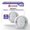 Kidde Smoke & Carbon Monoxide Detector, 10-Year Battery Powered, LED Warning Light Indicators