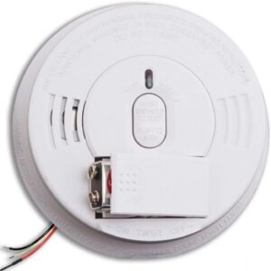Kidde Smoke Detector, Hardwired Smoke Alarm with Battery Backup, Front-Load Battery Door, Test-Silence Button, 1 Pack Kidde Smoke Detector, Hardwired Smoke Alarm with Battery Backup, Front-Load Battery Door, Test-Silence Button, 1 Pack