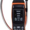 Klein Tools ET120 Gas Leak Detector, Combustible Gas Leak Tester with 18-Inch Gooseneck Has Range 50 - 10,000 ppm, Includes Pouch, Batteries