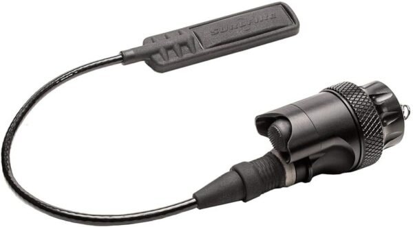 Mil-Spec Rear Dual Switch Assembly for Scoutlight WeaponLights with Click Switch and Switch-Socket, Includes ST07 Tape Switch, Black Mil-Spec Rear Dual Switch Assembly for Scoutlight WeaponLights with Click Switch and Switch-Socket, Includes ST07 Tape Switch, Black