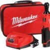 Milwaukee 2457-21 3/8-in Cordless M12 Lithium-Ion Ratchet Kit (Ratchet Kit w/Tool Bag) Milwaukee 2457-21 3/8-in Cordless M12 Lithium-Ion Ratchet Kit (Ratchet Kit w/Tool Bag)