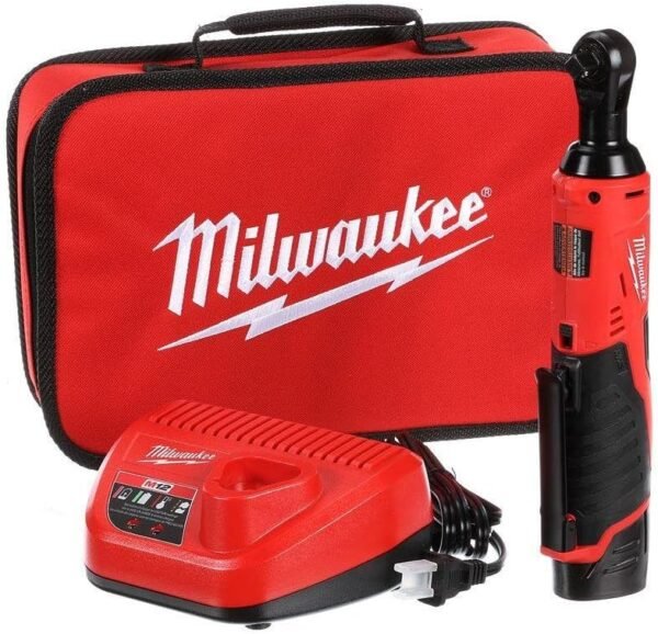 Milwaukee 2457-21 3/8-in Cordless M12 Lithium-Ion Ratchet Kit (Ratchet Kit w/Tool Bag) Milwaukee 2457-21 3/8-in Cordless M12 Lithium-Ion Ratchet Kit (Ratchet Kit w/Tool Bag)