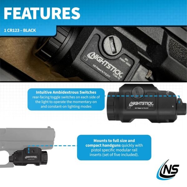 Nightstick TCM-10 Tactical Flashlight Review 650 Lumens Compact Handgun Light Performance Nightstick TCM-10 Tactical Flashlight Review 650 Lumens Compact Handgun Light Performance