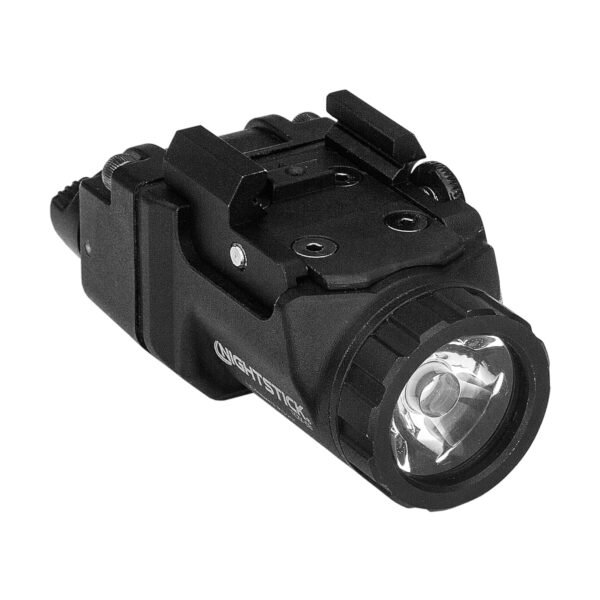 Nightstick TCM-5B Subcompact Handgun Light, Short/Narrow Rail Models - 1 CR123 - Black Nightstick TCM-5B Subcompact Handgun Light, Short/Narrow Rail Models - 1 CR123 - Black
