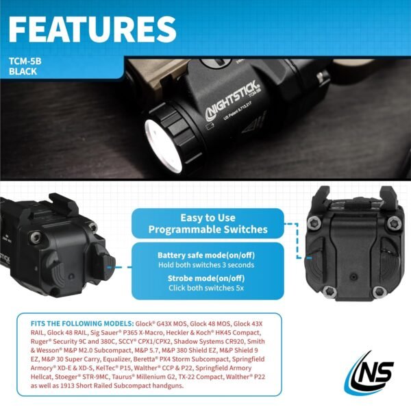 Nightstick TCM-5B Tactical Flashlight Review Unveils Brightness and Rail Compatibility Benefits Nightstick TCM-5B Tactical Flashlight Review Unveils Brightness and Rail Compatibility Benefits