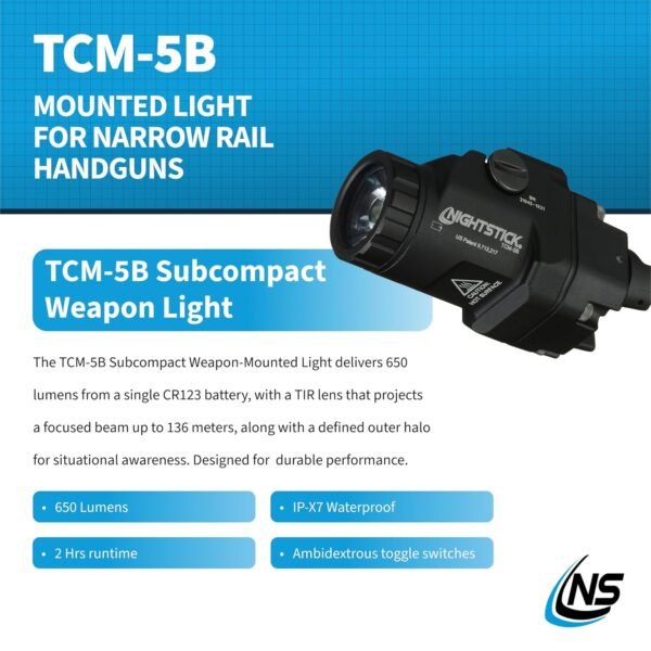 Nightstick TCM-5B Tactical Flashlight Review Unveils Brightness and Rail Compatibility Benefits Nightstick TCM-5B Tactical Flashlight Review Unveils Brightness and Rail Compatibility Benefits
