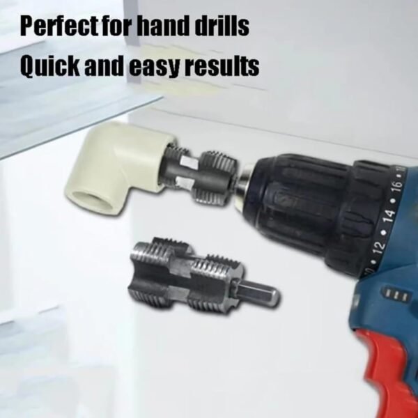 PVC Pipe Threading Tool Generic Review Electric Drill Compatible Kit Efficiency Tested
