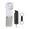 SABRE Home and Away Campus Safety Kit with Pepper Gel and Door Stop Alarm, 25 Bursts, 12-Feet (4-Meter) Range, Gel is Safer, 120dB Siren, Audible up to 1,000-Feet (300-Meters)