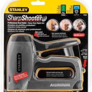 STANLEY SharpShooter Plus Nail Gun, Heavy Duty, Gray/Black (TR250) STANLEY SharpShooter Plus Nail Gun, Heavy Duty, Gray/Black (TR250)