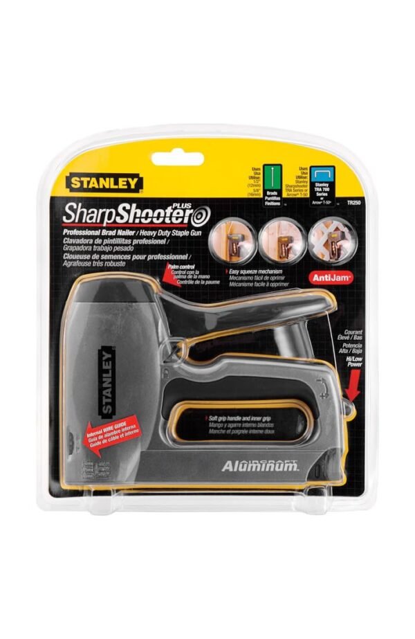 Stanley SharpShooter Plus Nail Gun Review Heavy Duty Aluminum Brad Nailer Performance Tested