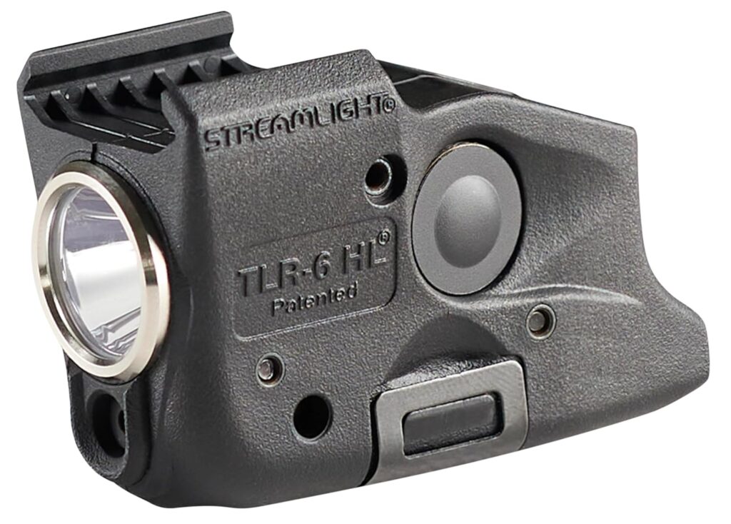 Streamlight 69343 TLR-6 HL 300-Lumen Rechargeable Tactical Weapon Light with Integrated Red Aiming Laser Designed Exclusively and Solely for Select Glock Railed Handgun Models...