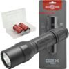 SureFire G2X Pro 600 Lumen Tactical EDC Flashlight Bundle with 2 Extra CR123A Batteries and Lightjunction Battery Case (Black) SureFire G2X Pro 600 Lumen Tactical EDC Flashlight Bundle with 2 Extra CR123A Batteries and Lightjunction Battery Case (Black)