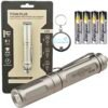 SureFire Titan-B Plus 300 Lumen LED Keychain Flashlight Bundle with 2 Extra Energizer AAA Batteries and Lumintrail Keychain Light SureFire Titan-B Plus 300 Lumen LED Keychain Flashlight Bundle with 2 Extra Energizer AAA Batteries and Lumintrail Keychain Light