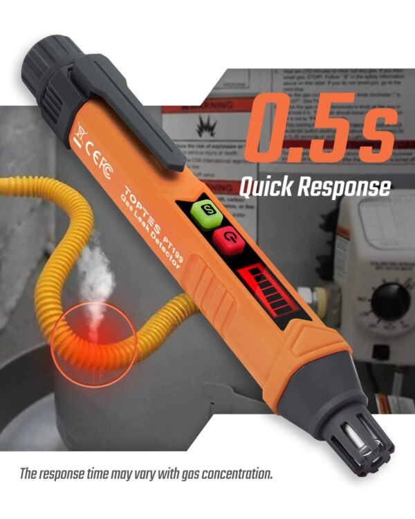 TopTes PT199 Gas Leak Detector Review Best Portable Natural Gas Sniffer for Safety