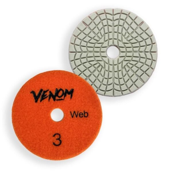 Venom Web Diamond Polishing Pads Review Best 3 Step System for Stone Surfaces
