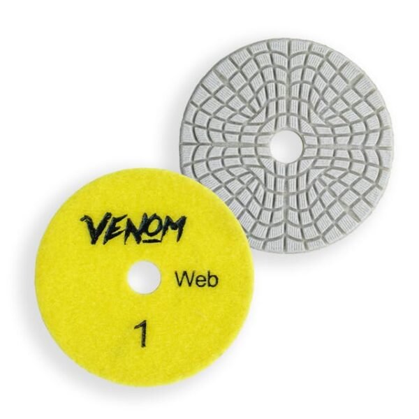 Venom Web Diamond Polishing Pads Review Best 3 Step System for Stone Surfaces