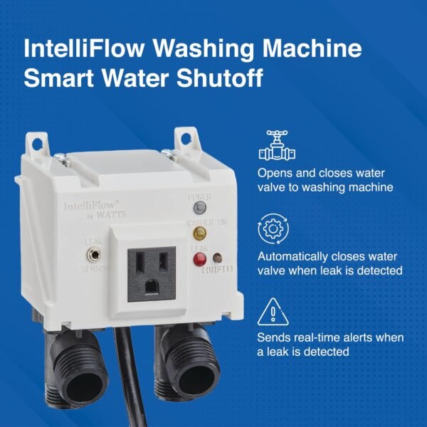 Watts Intelliflow Washing Machine Smart Water Shutoff Valve Review with Real-Time Alerts